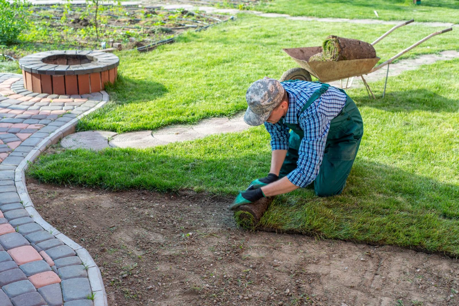 Sod Installation Services project photo 3 by Pace Lawncare & Land Services in Chipley, FL