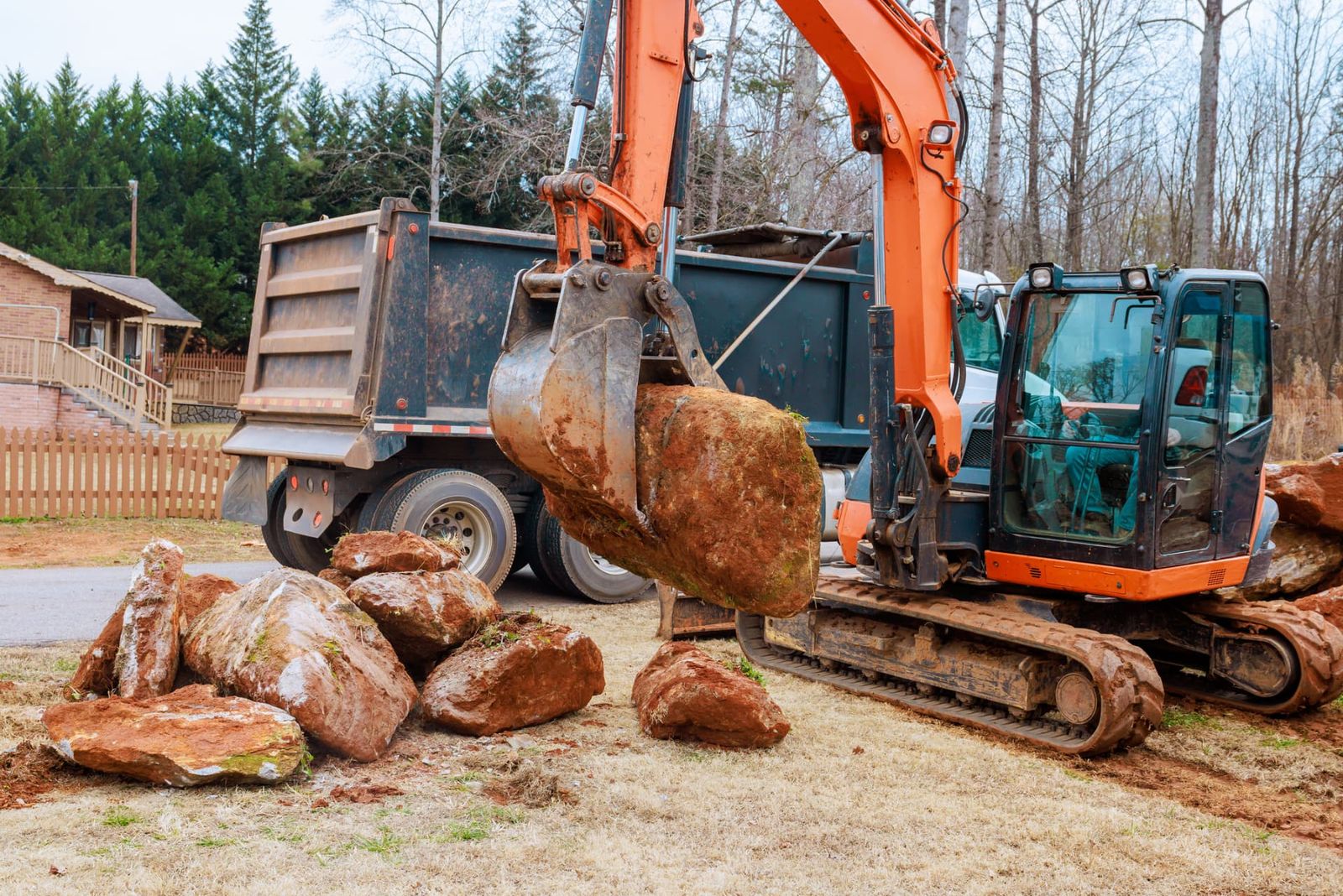 Excavator Services project photo 3 by Pace Lawncare & Land Services in Chipley, FL